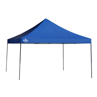 SHELTERLOGIC CORP 167601 SHADE TECH ONE PUSH CANOPY, BLUE, 10 X 1