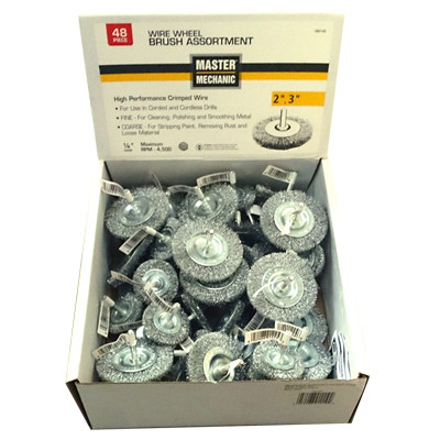 DISSTON COMPANY 180145 WIRE WHEEL BRUSH ASSORTMENT