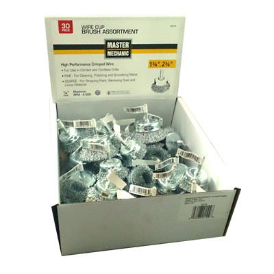 DISSTON COMPANY 180144 WIRE CUP BRUSH ASSORTMENT, 6-PC.