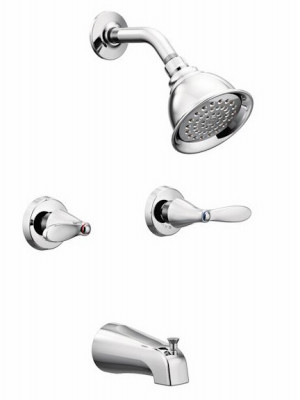 MOEN PRODUCTS 82602 ADLER TUB/SHOWER FAUCET, DOUBLE HANDLE, 