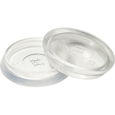 RICHELIEU HARDWARE F31903TV FURNITURE CUPS, CLEAR PLASTIC, ROUND, 1.