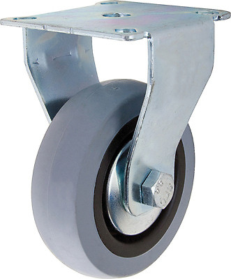 RICHELIEU HARDWARE F24815 TPR RIGID CASTER, GRAY, 3-IN.