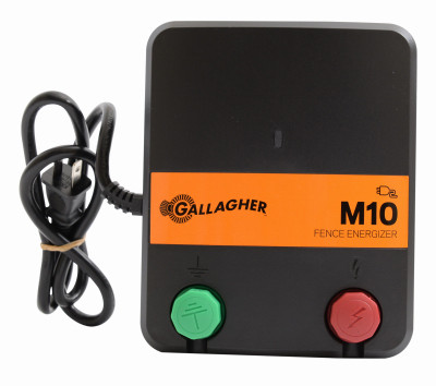 GALLAGHER NORTH AMERICA G331424 ELECTRIC FENCE CHARGER, M10, 0.1 JOULES,