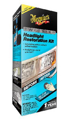 MEGUIAR'S INC. G2970 TWO STEP HEADLIGHT RSTRTN KIT