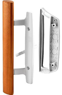 PRIME LINE PRODUCTS 143532 SLIDING PATIO DOOR HANDLE SET, WHITE