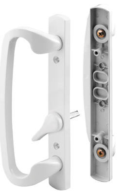 PRIME LINE PRODUCTS 144078 SLIDING PATIO DOOR HANDLE SET, WHITE