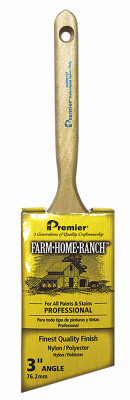 PREMIER PAINT ROLLER/Z PRO FHR00137 FARM/RANCH PRO ANGLE SASH PAINT BRUSH, 3