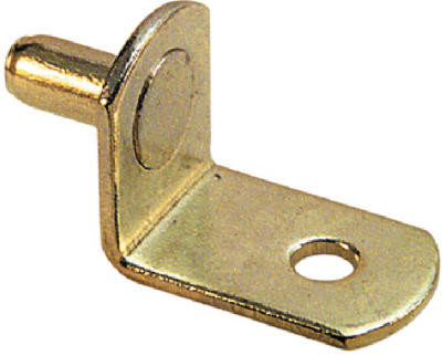 PRIME LINE PRODUCTS 241942 SHELF SUPPORT PEG, BRASS, 8-PK.