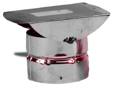 SELKIRK 243805 VP PELLET PIPE 3-INCH HORIZONTAL TERMINA