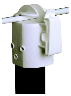 GALLAGHER NORTH AMERICA G68513 ELECTRIC FENCE T-POST INSULATOR, WHITE, 