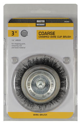 DISSTON COMPANY 842663 3-INCH COARSE CRIMPED WIRE CUP BRUSH
