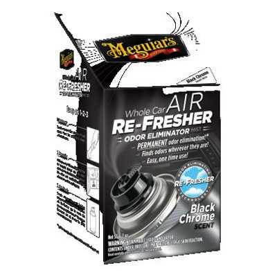MEGUIAR'S INC. G181302 WHOLE CAR AIR RE-FRSHR BLK CHR