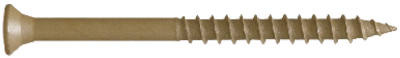 OMG INC FMGD003-1750 DECK SCREWS WITH BIT, GOLD, 3 IN., 1,750