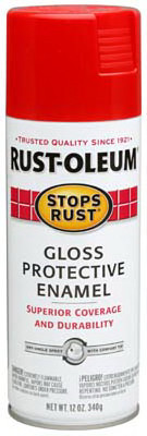 RUST-OLEUM 248568 STOPS RUST SPRAY ENAMEL, CHERRY GLOSS, 1