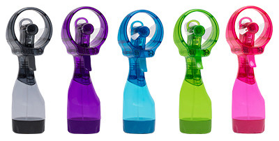 O2COOL FML0001 DELUXE WATER-MISTING FAN, BATTERY-OPERAT