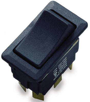 ECM INDUSTRIES LLC GSW-49 HEAVY RED DUTY ROCKER SWITCH, LIGHTED