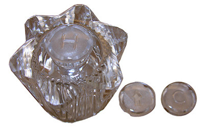 LARSEN SUPPLY CO., INC. HC-139 STREAMWAY FAUCET HANDLE, OLD STYLE, CLEA