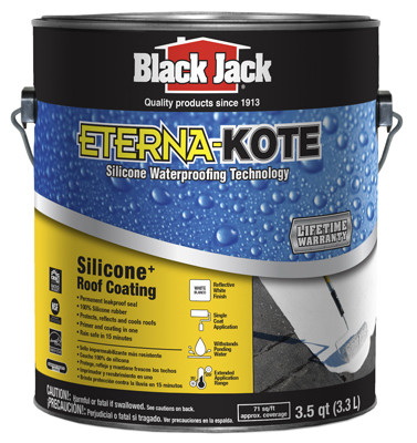 GARDNER-GIBSON 5576-1-20 SILICONE ROOF COATING, WHITE, 1-GALLON