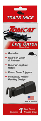 TOMCAT 0362010 SINGLE LIVE CATCH MOUSE TRAP