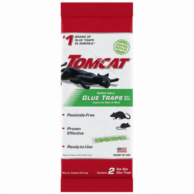 TOMCAT 0362910 RAT GLUE TRAPS, SUPER HOLD, 2-PK.