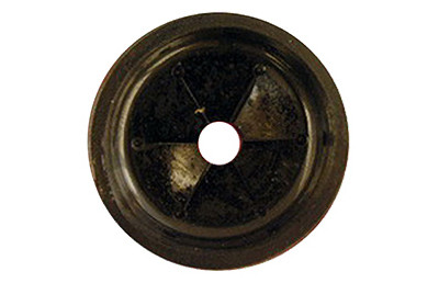 LARSEN SUPPLY CO., INC. 02-4011 GARBAGE DISPOSAL SPLASH GUARD, BLACK RUB