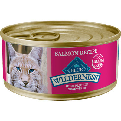 AMERICAN DISTRIBUTION & MFG CO 800450 WILDERNESS CAT FOOD, SALMON, 5.5 OZ.