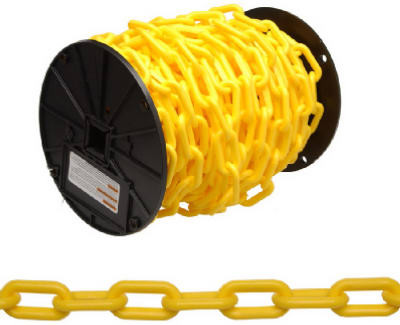 APEX TOOL GROUP 0990837 #8 YELLOW PLASTIC CHAIN, 60-FT.