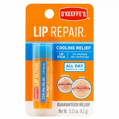 GORILLA PRODUCTS K0710108 LIP REPAIR COOLING RELIEF LIP BALM, .15-