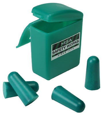 MSA SAFETY WORKS 818074 SAFETY WORKS FOAM NRR 31DB EAR PLUGS (2-
