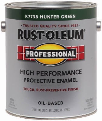 RUST-OLEUM K7738-402 PROFESSIONAL ENAMEL, HUNTER GREEN, GLOSS