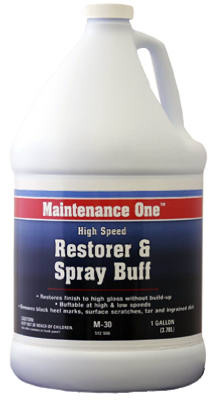TRUE VALUE MFG COMPANY M30-GL HIGH-SPEED FLOOR FINISH RESTORER, GALLON