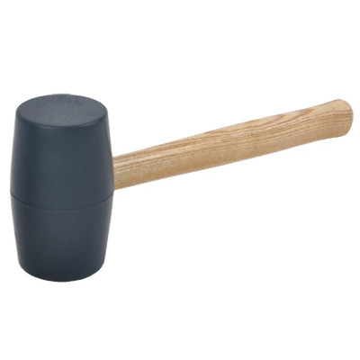 APEX TOOL GROUP JK160108 BLACK RUBBER MALLET, 32-OZ.