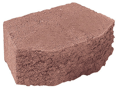 OLDCASTLE INC. 16200510 CASTLE WALL BLOCK, RED, 12-IN.