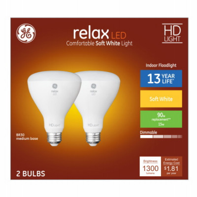 GENERAL ELECTRIC 93129076 93129076 RELAX HD SOFT WHITE