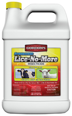 PBI/GORDON CORP 7291072 SYNERGIZED LICE-NO-MORE INSECTICIDE, GAL