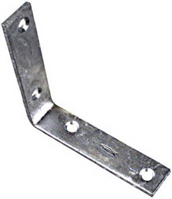 NATIONAL MANUFACTURING SALES CO. N220-202 4 X 7/8-IN. GALVANIZED CORNER BRACE