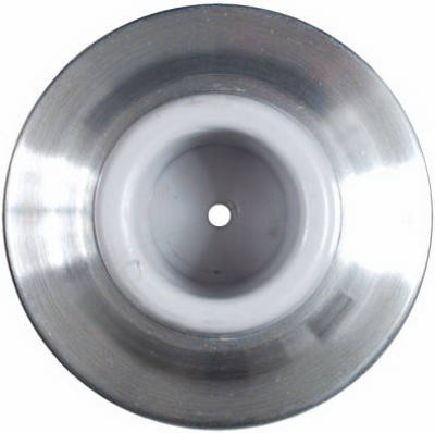 NATIONAL MANUFACTURING SALES CO. N215-848 DOORSTOP, WALL-MOUNT, LARGE BASE, CHROME