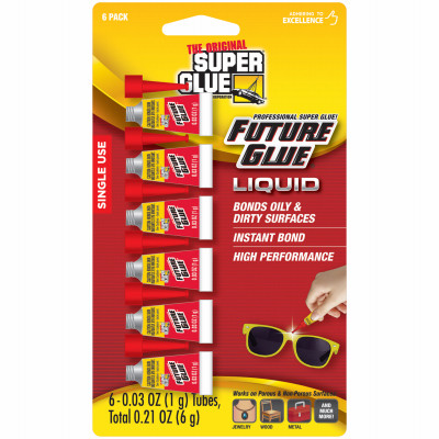 SUPER GLUE 11710008 INSTANT SUPER GLUE, 1-GM., 6-PK.