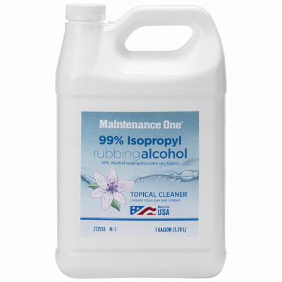 TRUE VALUE MFG COMPANY M7-GL ISOPROPYL RUBBING ALCOHOL, 99%, 1-GALLON