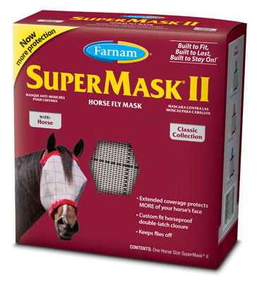 CENTRAL GARDEN BRANDS 100526865 SUPERMASK II HORSE FLY MASK, NO EARS