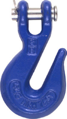NATIONAL MANUFACTURING SALES CO. N177-238 CLEVIS GRAB HOOK, BLUE, 3/8-IN.