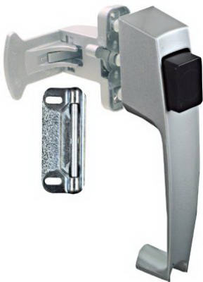 NATIONAL MANUFACTURING SALES CO. N178-368 SCREEN & STORM DOOR LATCH, PUSH-BUTTON, 