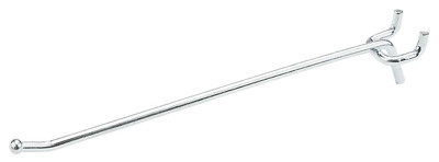 NATIONAL MANUFACTURING SALES CO. N180-014 PEGBOARD/WALL HOOK, ZINC, 8-IN., 2-PK.