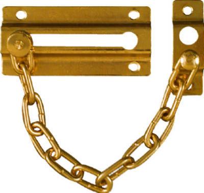 NATIONAL MANUFACTURING SALES CO. N183-590 BRASS DOOR CHAIN