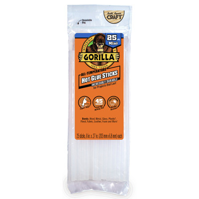 GORILLA PRODUCTS 3022502 STICK GLUE HOT MINI 8IN