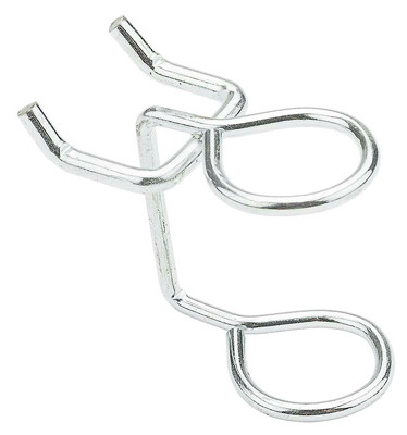NATIONAL MANUFACTURING SALES CO. N180-029 PEGBOARD TOOL HOLDERS, ZINC, 2-PK.