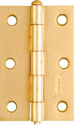 NATIONAL MANUFACTURING SALES CO. N142-067 2-PK., 3 X 2-IN. NARROW HINGES, LIGHT-DU
