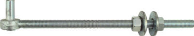NATIONAL MANUFACTURING SALES CO. N130-583 5/8 X 12-IN. ZINC BOLT GATE HOOK