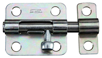 NATIONAL MANUFACTURING SALES CO. N151-449 DOOR BARREL BOLT, ZINC, 2-1/2-IN.