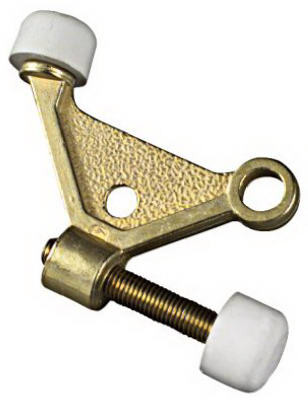 NATIONAL MANUFACTURING SALES CO. N154-526 HINGE PIN DOORSTOP, BRASS
